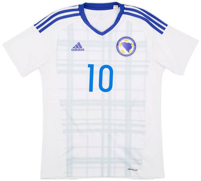 2016 Bosnia & Herzegovina Away Shirt Pjanic #10 - 8/10 - (S)