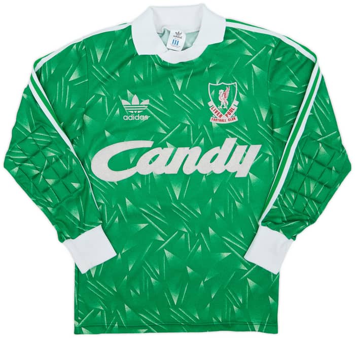 1989-91 Liverpool GK Shirt #1 - 8/10 - (M.Boys)