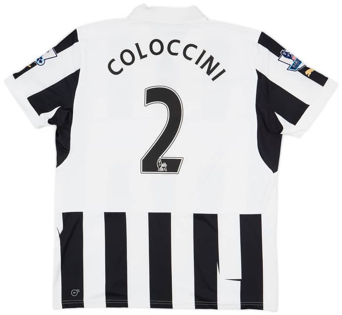 2012-13 Newcastle Home Shirt Coloccini #2 - 7/10 - (XL)