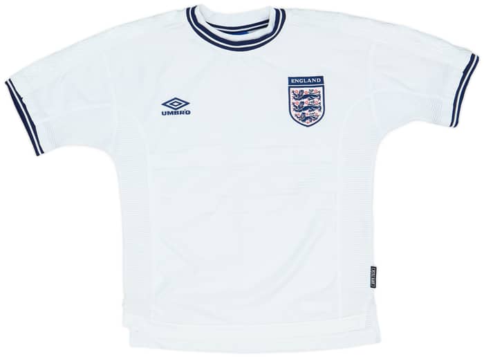 1999-01 England Home Shirt - 8/10 - (Y)