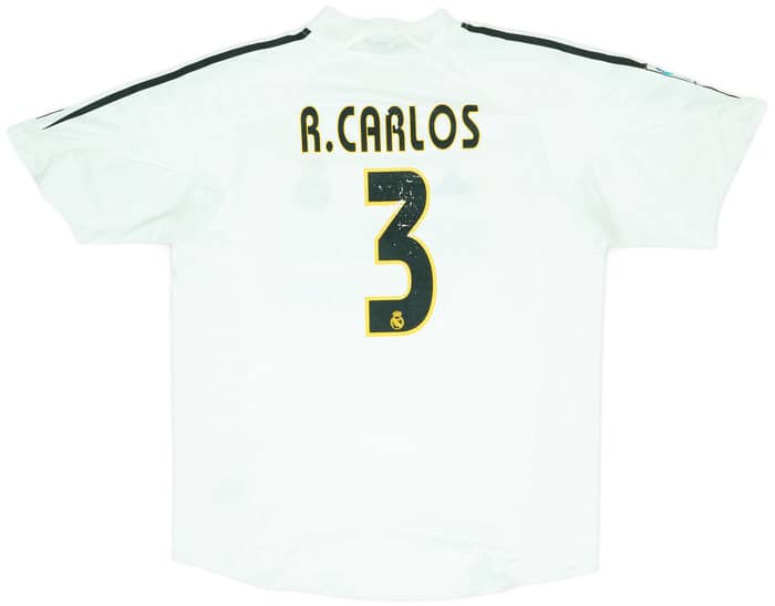 2004-05 Real Madrid Home Shirt R. Carlos #3 - 5/10 - (L)