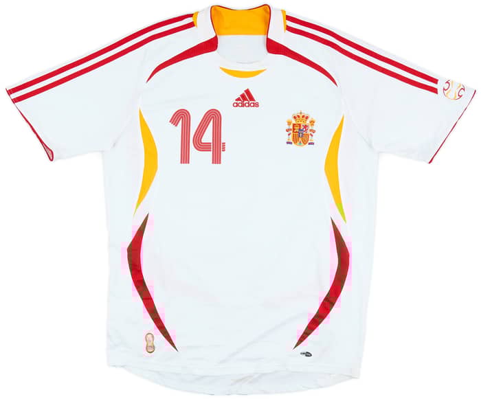 2006-08 Spain Away Shirt Alonso #14 - 6/10 - (M)