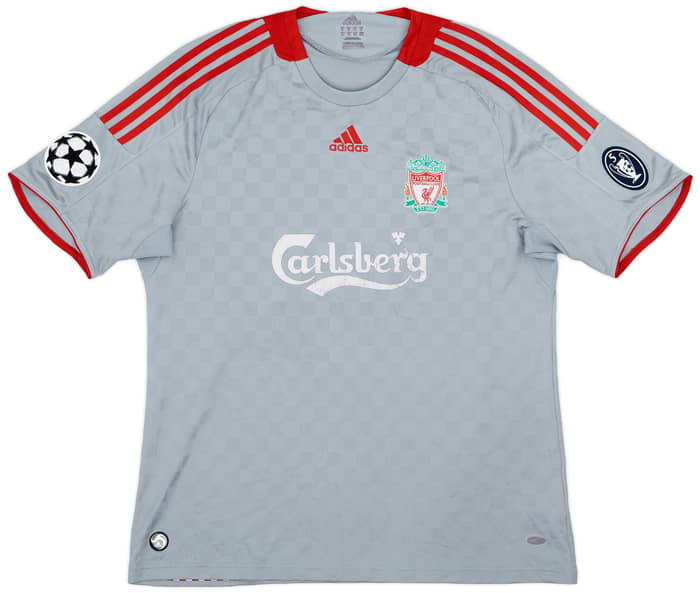 2008-09 Liverpool Away Shirt Gerrard #8 - 5/10 - (XL)