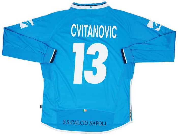 2003-04 Napoli Home L/S Shirt Cvitanovic #13 - 7/10 - (L)