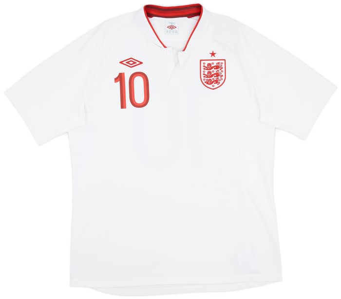 2012-13 England Home Shirt Rooney #10 - 7/10 - (XL)