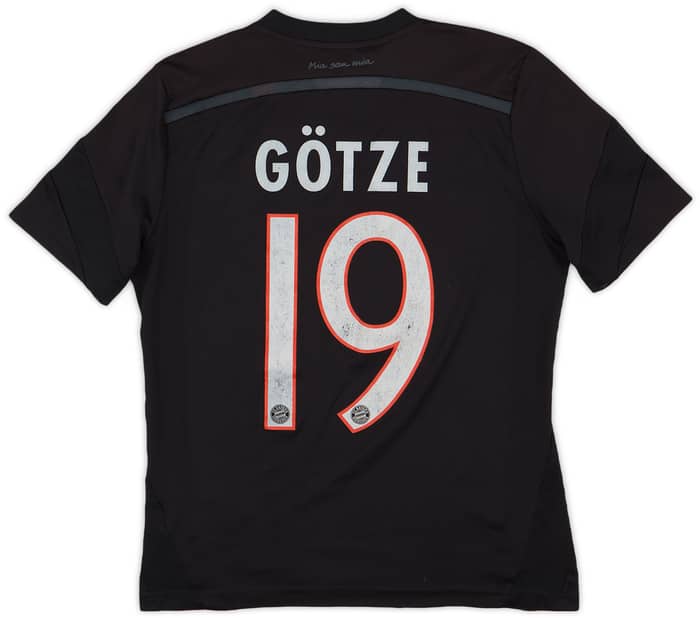 2014-15 Bayern Munich Third Shirt Gotze #19 - 6/10 - (L.Boys)