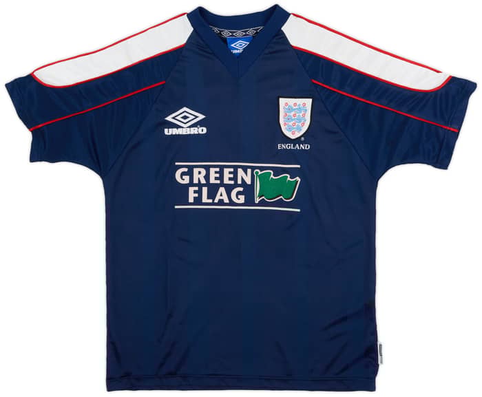 1998-00 England Umbro Training Shirt - 7/10 - (M)