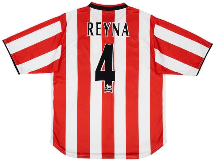 2000-02 Sunderland Home Shirt Reyna #4 - 6/10 - (L)