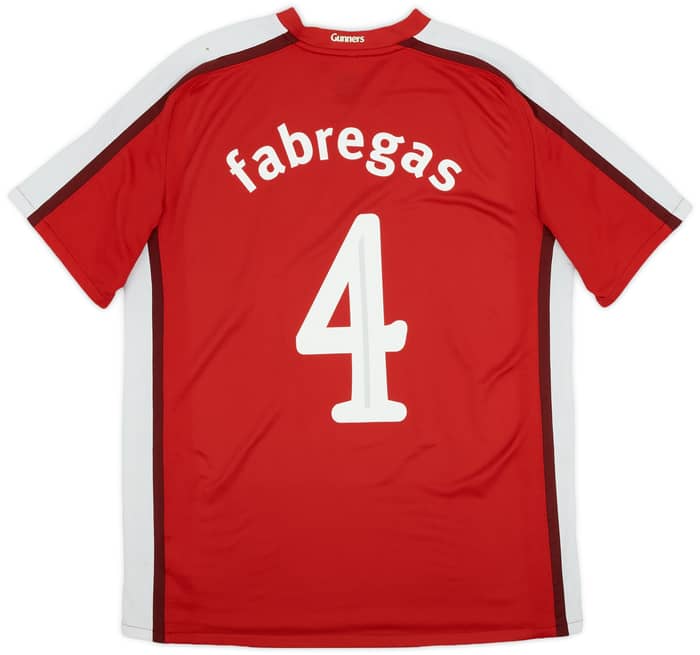 2008-10 Arsenal Home Shirt Fabregas #4 - 6/10 - (L)