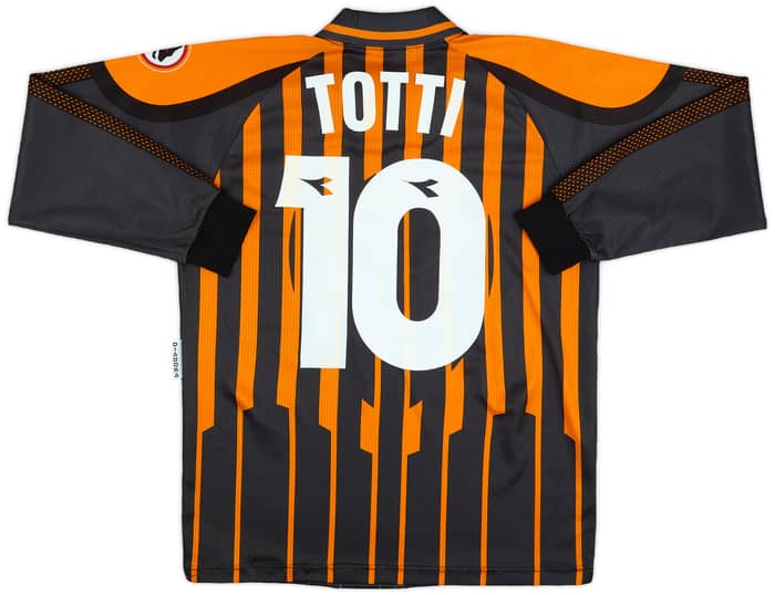 1997-98 Roma Third L/S Shirt Totti #10 - 6/10 - (M)