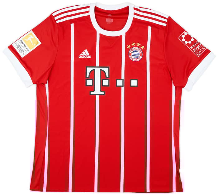 2017-18 Bayern Munich Home Shirt James #11 - 10/10 - (XL)