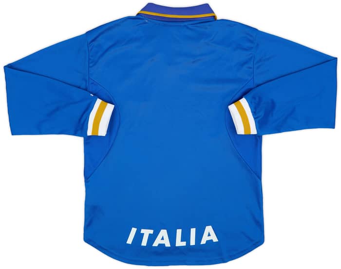 1996-97 Italy Home L/S Shirt - 8/10 - (L.Boys)