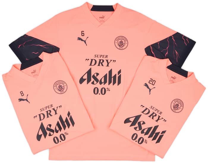 2024-25 Manchester City Player Issue Training Shirt # (M)