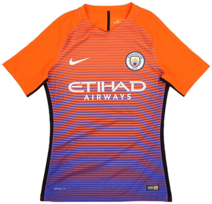 2016-17 Manchester City Authentic Third Shirt Fernandinho #25 - 9/10 - (M)