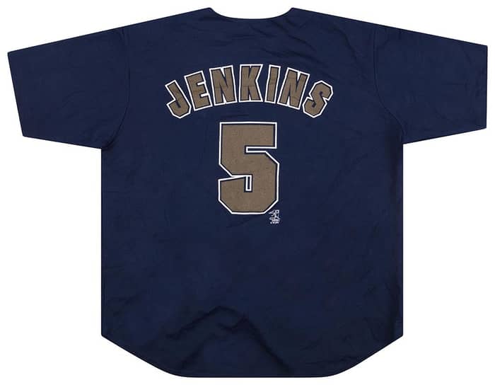 2002 Milwaukee Brewers Jenkins #5 True Fan Jersey XL