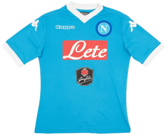 2015-16 Napoli Basic Home Shirt - 7/10 - (S)