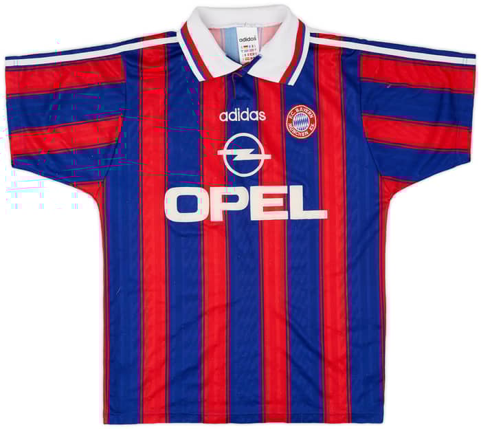 1995-97 Bayern Munich Home Shirt Klinsmann #18 - 6/10 - (S)