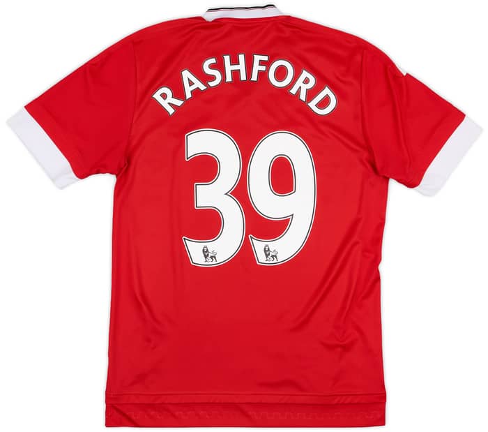 2015-16 Manchester United Home Shirt Rashford #39 - 7/10 - (S)