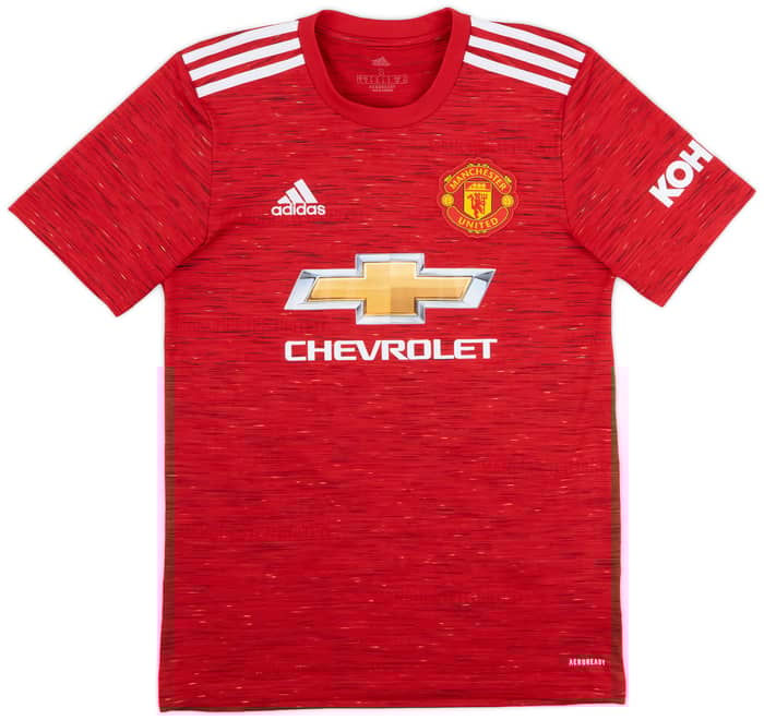 2020-21 Manchester United Home Shirt B.Fernandes #18 - 10/10 - (S)