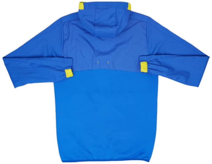 2015-16 Everton Umbro Hooded Track Jacket - 9/10 - (S)