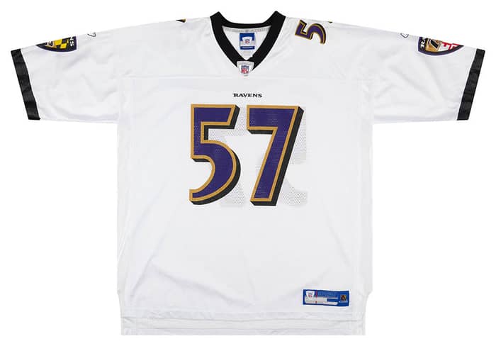 2005-06 Baltimore Ravens Scott #57 Reebok On Field Jersey (Away) XXL
