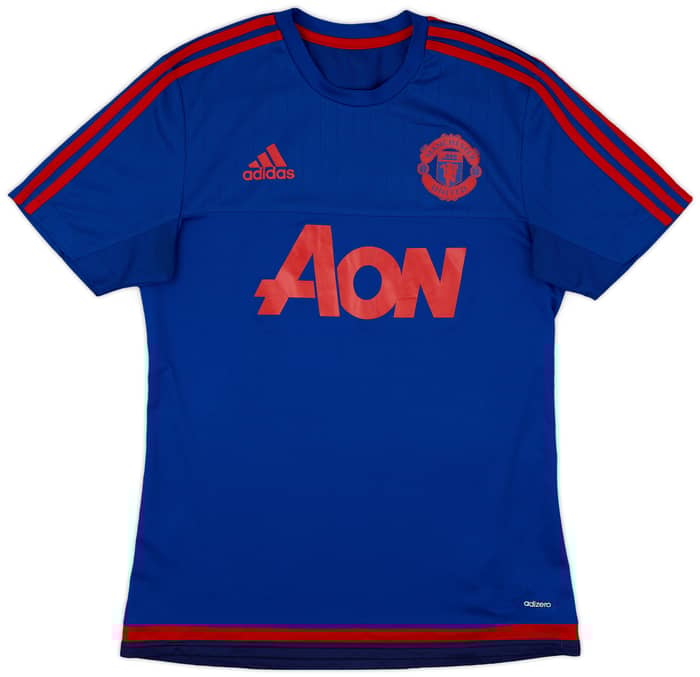 2015-16 Manchester United adizero Training Shirt - 9/10 - (M)
