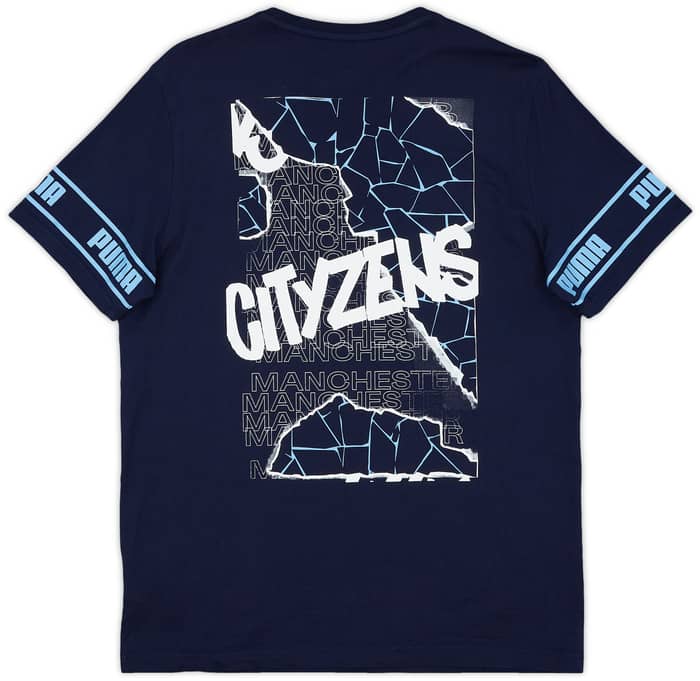 2021-22 Manchester City Puma Leisure Shirt - 9/10 - (L)