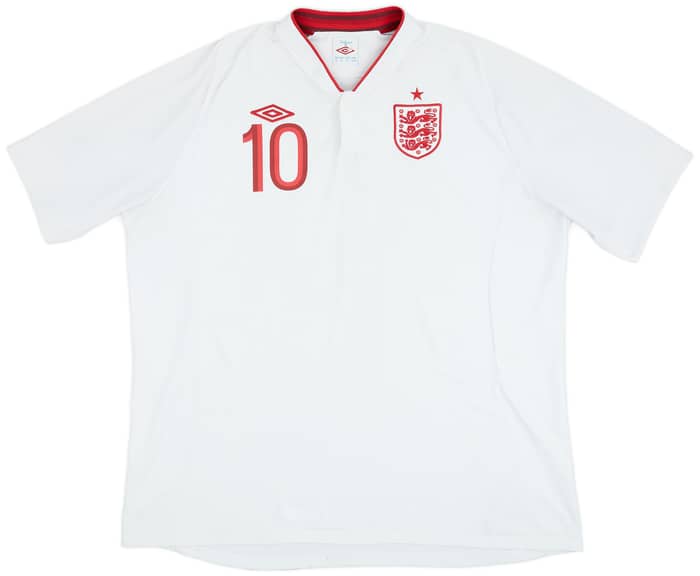 2012-13 England Home Shirt Rooney #10 - 7/10 - (3XL)