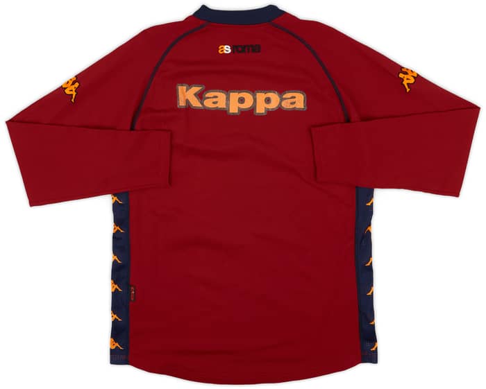 2001-02 Roma Kappa Training L/S Shirt - 8/10 - (S)