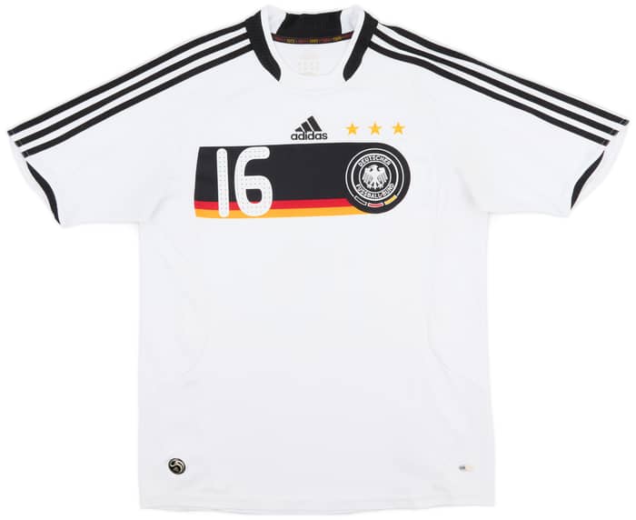 2008-09 Germany Home Shirt Lahm #16 - 8/10 - (XL.Boys)