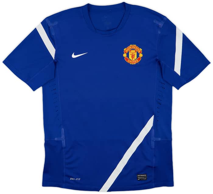2011-12 Manchester United Nike Player Issue Training Shirt - 8/10 - (M)