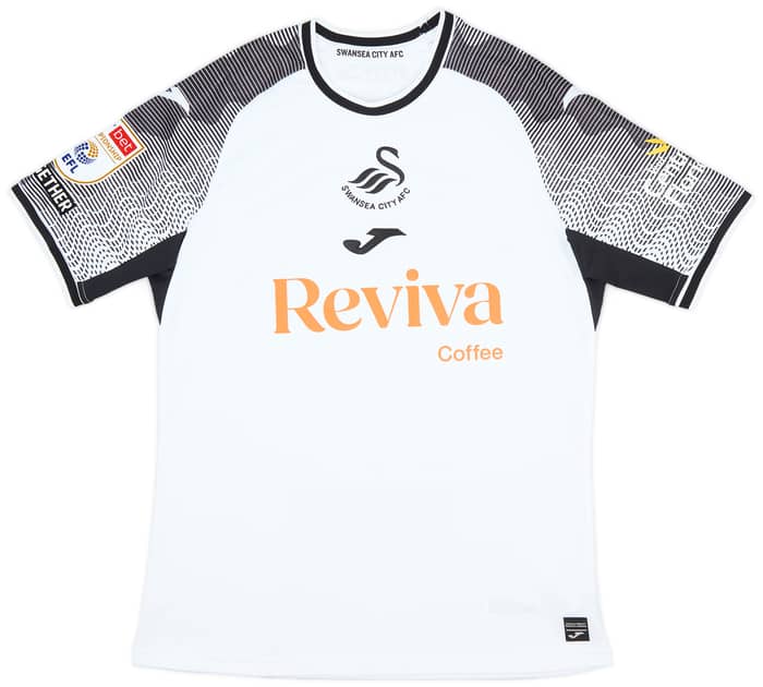 2023-24 Swansea Match Issue Home Shirt Allen #7