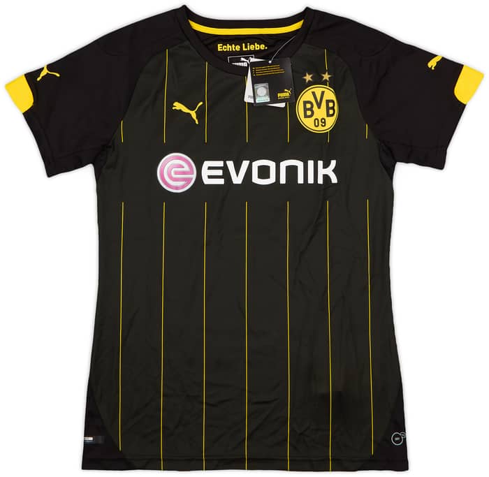 2014-16 Borussia Dortmund Away Shirt Leitner #14 (Women's S)