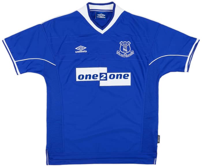 1999-00 Everton Home Shirt Collins #7 - 9/10 - (L)