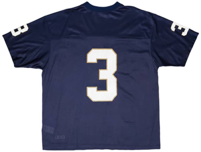2004-06 Notre Dame Fighting Irish Walker #3 adidas Home Jersey - 9/10 - (XXL)