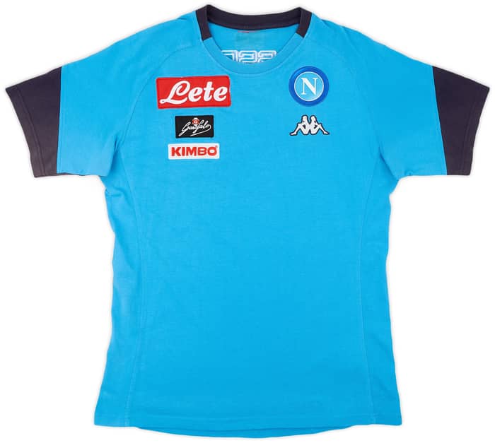 2018-19 Napoli Kappa Training Shirt - 7/10 - (M)