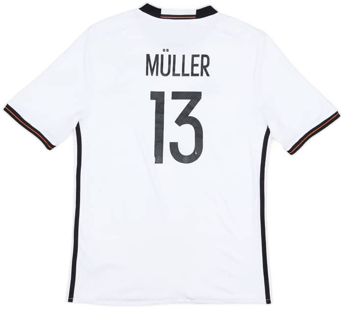 2015-16 Germany Home Shirt Muller #13 - 7/10 - (XL.Boys)