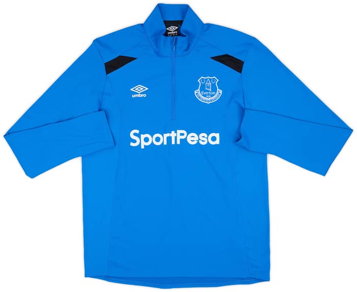 2018-19 Everton Umbro 1/4 Zip Training Top - 8/10 - (L)