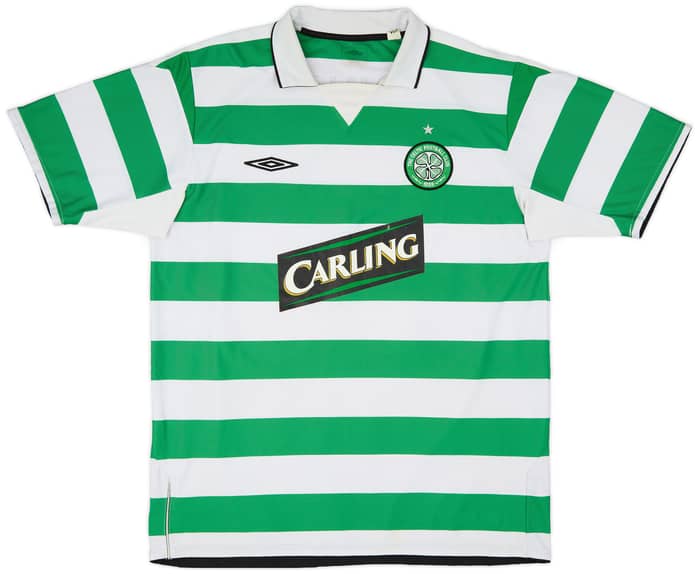 2004-05 Celtic Home Shirt Lennon #18 - 6/10 - (XL)