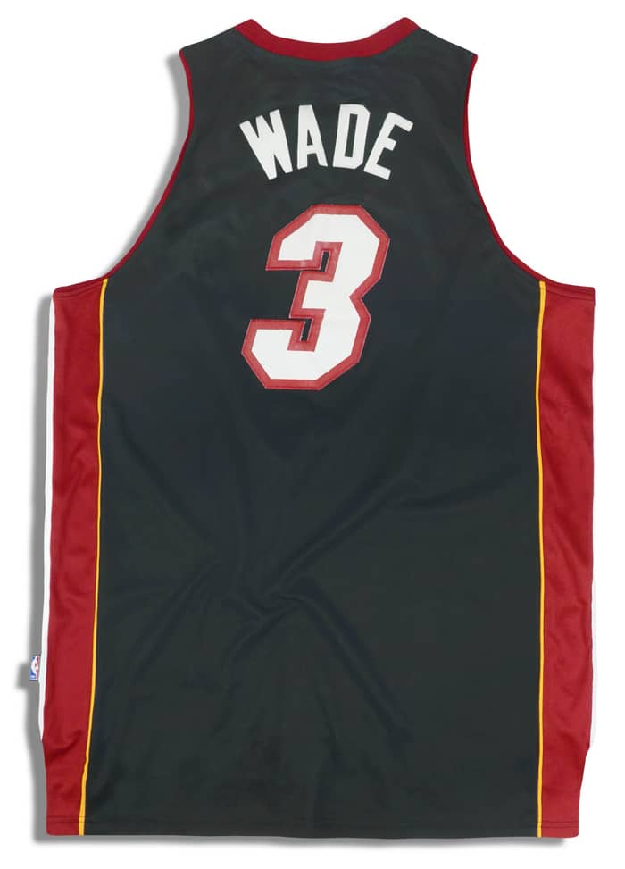2010-12 Miami Heat Wade #3 adidas Swingman Jersey (Away) XXL