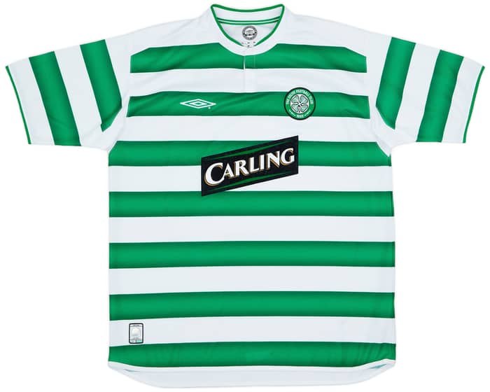 2003-04 Celtic Home Shirt Larsson #7 - 8/10 - (XL)