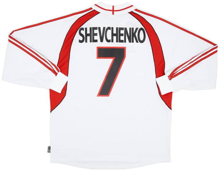 2000-02 AC Milan Away L/S Shirt Shevchenko #7 (XL)