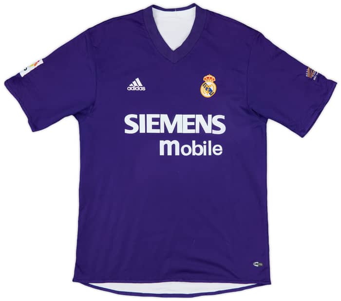 2002-03 Real Madrid Centenary Third Shirt Zidane #5 - 6/10 - (L)