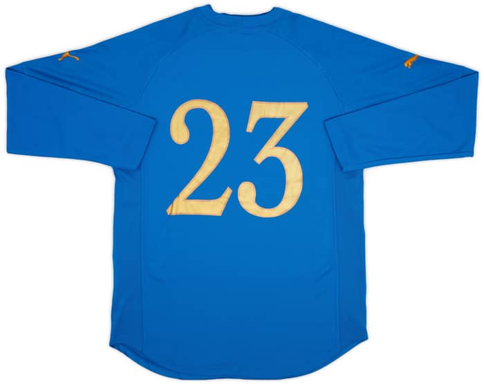 2004-06 Italy Home L/S Shirt #23 (L)