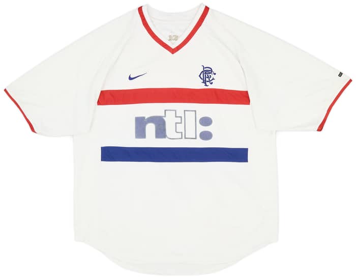 2000-01 Rangers Away Shirt R de Boer #14 - 6/10 - (L)