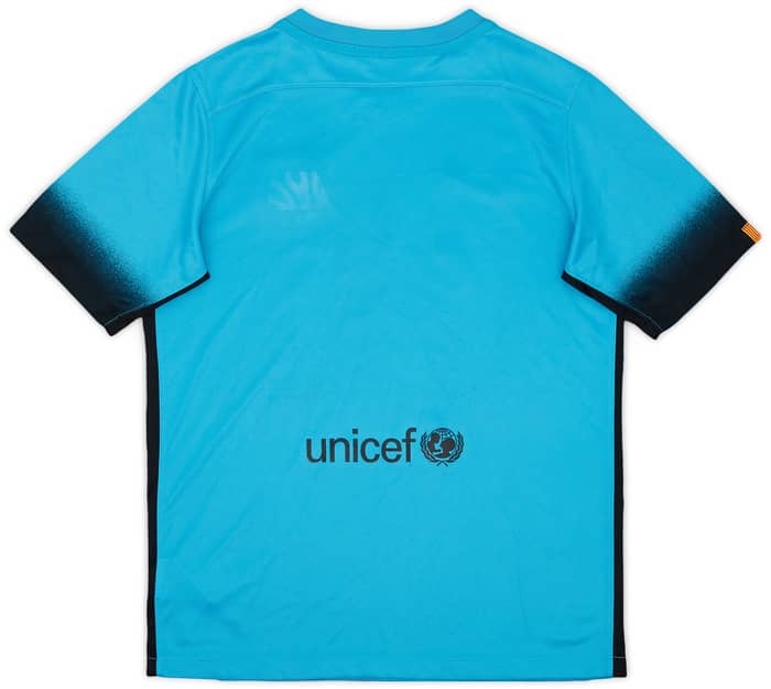 2015-16 Barcelona Third Shirt - 8/10 - (XL.Boys)