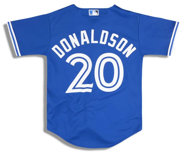 2015-18 Toronto Blue Jays Donaldson #20 Majestic Cool Base Jersey (Alternate) Y