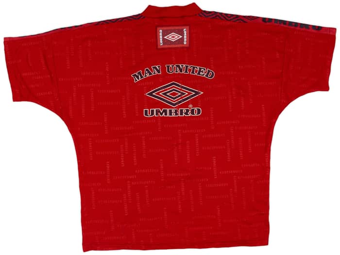 1996-97 Manchester United Umbro Training Shirt - 7/10 - (L)