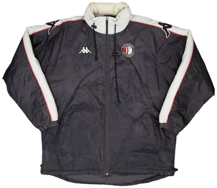 2001-02 Feyenoord Kappa Padded Bench Coat - 6/10 - (XXL)