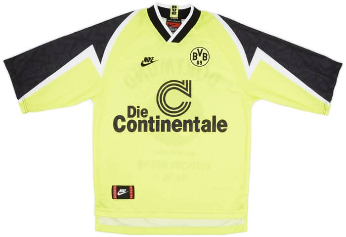 1995-96 Borussia Dortmund 'Deutscher Meister' Home Shirt - 7/10 - (S)